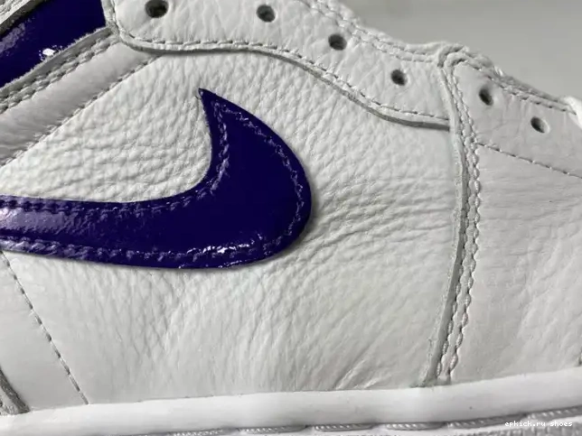 Cheap COURT HIGH PURPLE RETRO JORDAN 1 AIR CD0461-151 0602